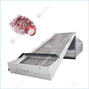 continuous mesh belt onion dryer machine with large capacity