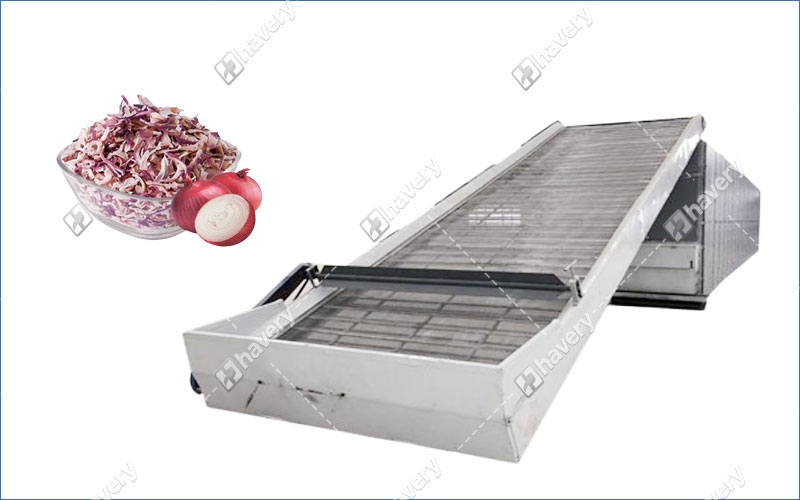 Continuous Mesh Belt Onion Dryer Machine With Large Capacity continuous mesh belt onion dryer machine with large capacity