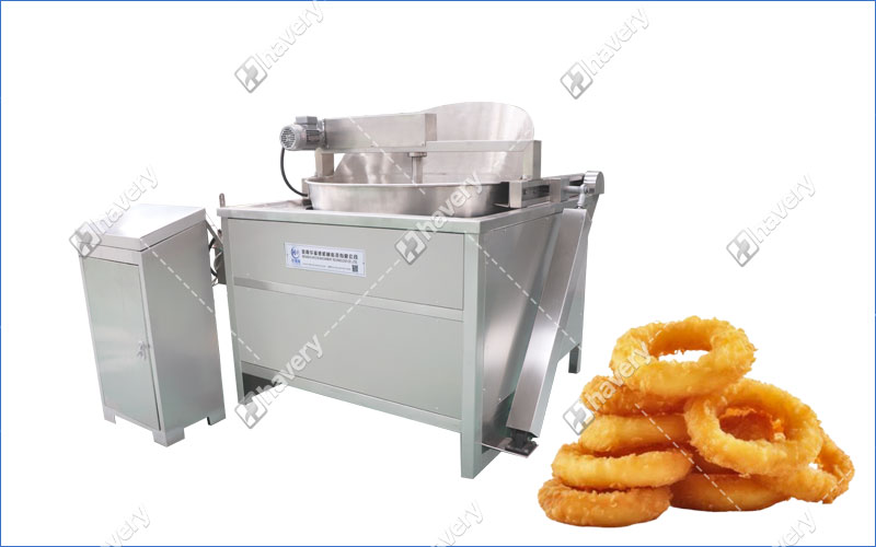 Commercial Onion Rings Batch Deep Frying Machine For Sale commercial onion rings batch deep frying machine for sale