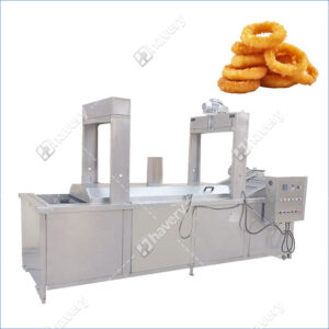 onion ring frying machine