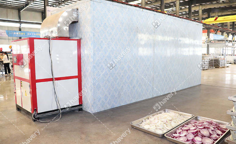 heat pump onion dryer