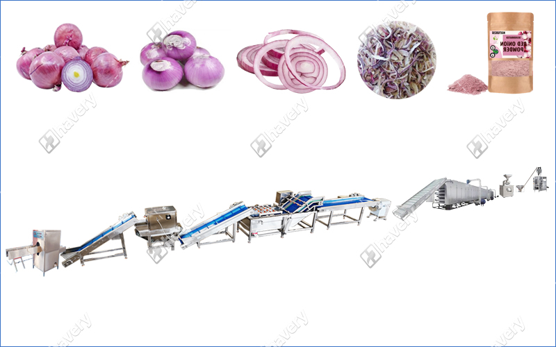 onion powder production line