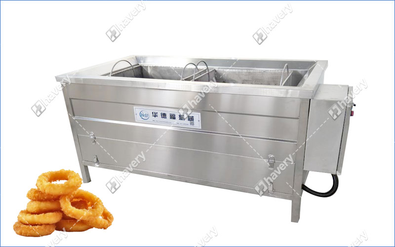 electric onion rings deep fryer machine for small snack food business