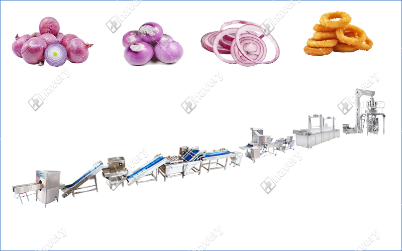 onion rings production line